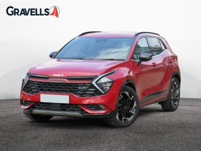 Used 2023 Kia SPORTAGE 1.6 h T-GDi GT-Line SUV 5dr Petrol Hybrid Auto Euro 6 (s/s) (226 bhp) Red at Gravells