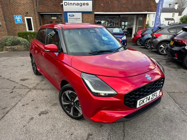 Used 2024 Suzuki Swift 1.2 MHEV Ultra Hatchback 5dr Petrol Hybrid Manual Euro 6 (s/s) (82 ps) Red at Dinnages