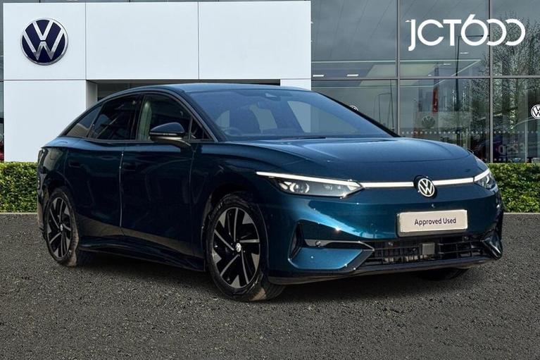 Used 2026 VOLKSWAGEN ID.7 210kW Match Pro S Plus 86kWh 5dr Auto Aqua Marine Blue at JCT600