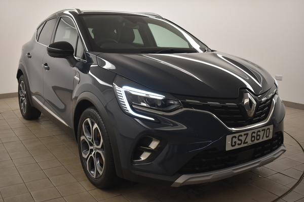 Used 2023 Renault CAPTUR 1.6 E-Tech Plug-in hybrid 160 Techno 5dr Auto Blue/Black at SERE Motors