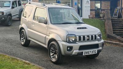 Used 2017 Suzuki Jimny 1.3 VVT SZ4 SUV 3dr Petrol Manual 4WD Euro 6 **VERY LOW MILEAGE, SUPERB ORDER THROUGHOUT, 9 MAIN DEALER SERVICES** at Motorhouse Coleford