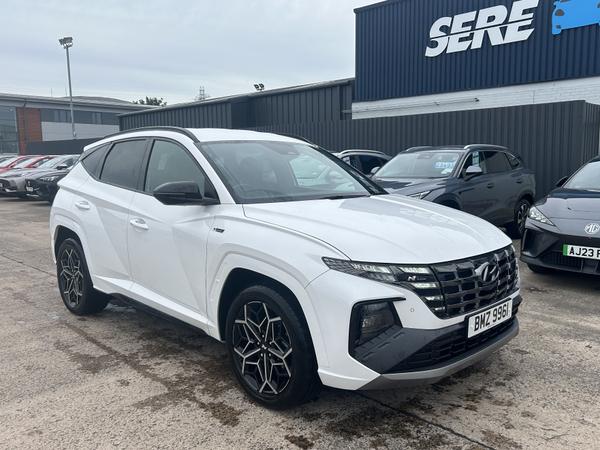Used 2023 Hyundai TUCSON 1.6 TGDi Hybrid 230 N Line 5dr 2WD Auto White at SERE Motors
