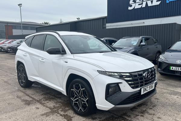 Used 2023 Hyundai TUCSON 1.6 TGDi Hybrid 230 N Line 5dr 2WD Auto White at SERE Motors