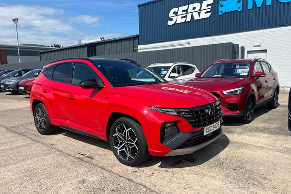 Used 2022 Hyundai TUCSON 1.6 TGDi Hybrid 230 N Line S 5dr 2WD Auto Red at SERE Motors