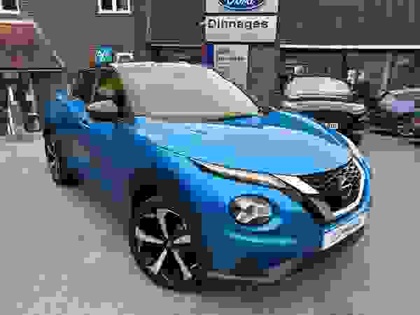 Used 2022 Nissan Juke 1.0 DIG-T Tekna SUV 5dr Petrol DCT Auto Euro 6 (s/s) (114 ps) Blue at Dinnages