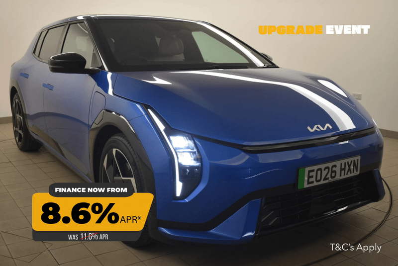 Blue 2026 Kia EV4 Hatchback Front-wheel drive Automatic