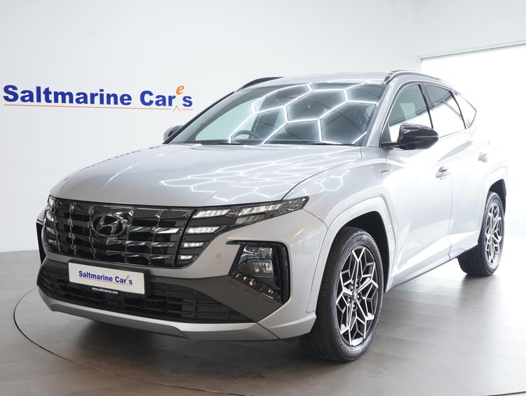 Used 2023 Hyundai TUCSON 1.6 h T-GDi N Line SUV 5dr Petrol Hybrid Auto Euro 6 (s/s) (230 ps) Silver at #sitename#