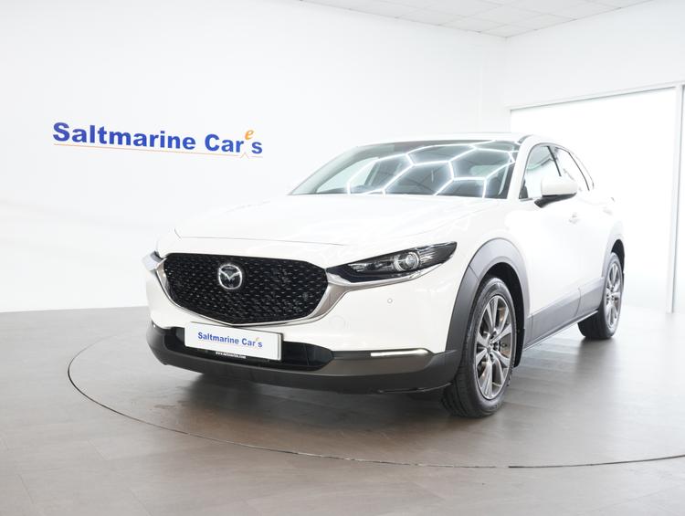 Used 2021 Mazda CX-30 Sport Lux (186 ps) Snowflake White Pearl at #sitename#