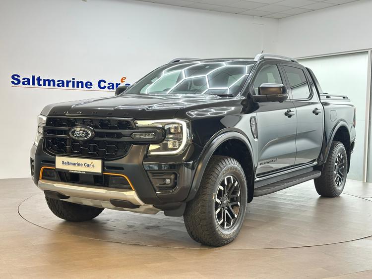 Used 2024 Ford Ranger 2.0 TD EcoBlue Wildtrak X Pickup Double Cab 4dr Diesel Auto 4WD Euro 6 (s/s) (205 ps) Black at #sitename#