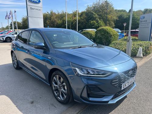 Used 2025 Ford Focus 1.0 MHEV ST-LINE 155PS MILD HYBRID AUTO GREAT SPEC Chrome Blue at Lawtons of Tadcaster