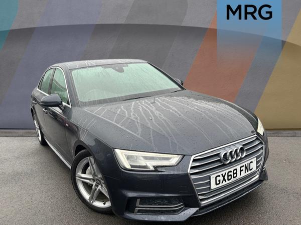 Used 2018 Audi A4 2.0 TDI 190 S Line 4dr S Tronic [Leather/Alc] at Chippenham Motor Company
