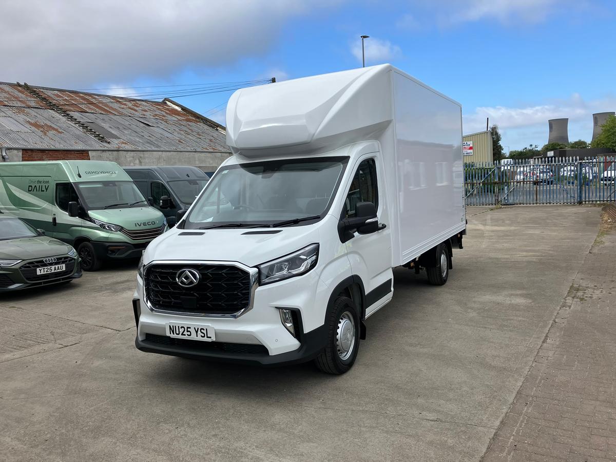 New 2025 MAXUS Deliver White Luton Van NETV