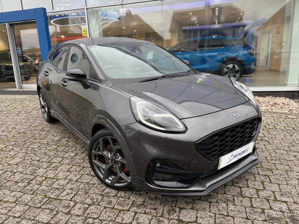 Used 2023 Ford Puma 1.5T EcoBoost ST SUV 5dr Petrol Manual Euro 6 (s/s) (200 ps) Magnetic Grey at Dinnages