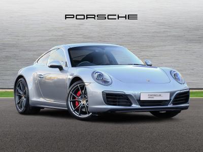 2017 PORSCHE 911 3.0T 991 Carrera 4S Coupe 2dr Petrol PDK 4WD Euro 6 (s/s) (420 ps) at JCT600