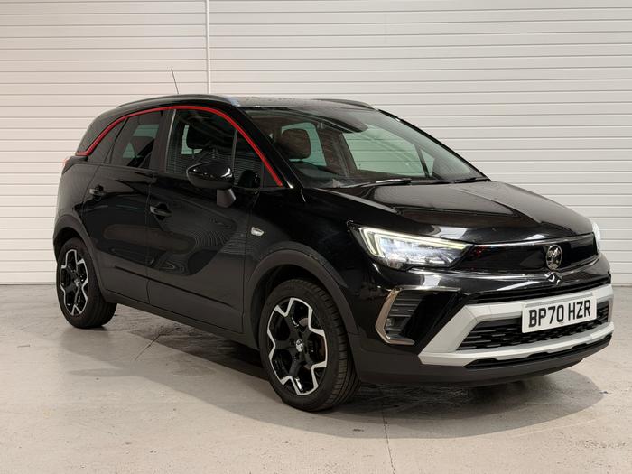 Used 2021 Vauxhall Crossland 1.2 Turbo SRi Nav SUV 5dr Petrol Manual Euro 6 (s/s) (130 ps) Black at Gravells