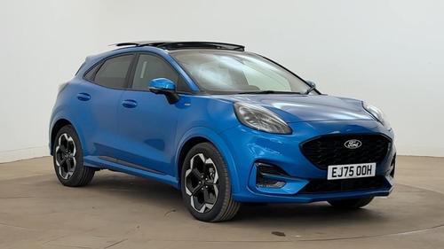 Used 2025 Ford Puma 1.0 MHEV ST-LINE X MILD HYBRID LOW MILEAGE MEGA SPEC Digital Aqua Blue at Lawtons of Tadcaster