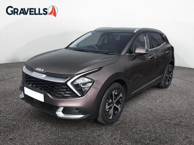 Used 2023 Kia SPORTAGE 1.6 h T-GDi 3 SUV 5dr Petrol Hybrid Auto Euro 6 (s/s) (226 bhp) penta metal at Gravells