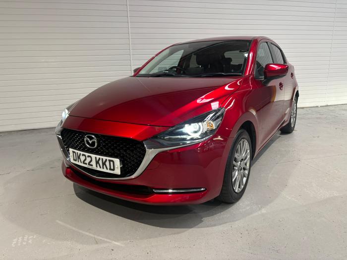 Used 2022 Mazda Mazda2 1.5 e-SKYACTIV G MHEV MHEV GT Sport Hatchback 5dr Petrol Manual Euro 6 (s/s) (90 ps) Red at Gravells