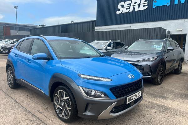 Used 2021 Hyundai KONA 1.6 GDi Hybrid Premium 5dr DCT BLUE at SERE Motors