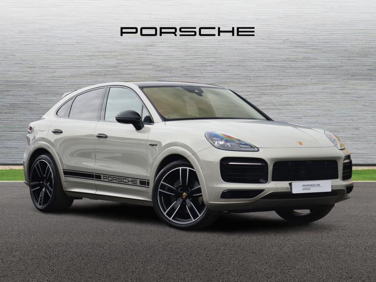 Used 2023 PORSCHE Cayenne 3.0 V6 E-Hybrid 17.9kWh Coupe 5dr Petrol Plug-in Hybrid TiptronicS 4WD Euro 6 (s/s) (7.2kW Charger) (462 ps) Beige at JCT600