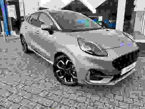 Used 2023 Ford Puma 1.0T EcoBoost MHEV ST-Line X SUV 5dr Petrol Hybrid Manual Euro 6 (s/s) (125 ps) Solar Silver at Dinnages