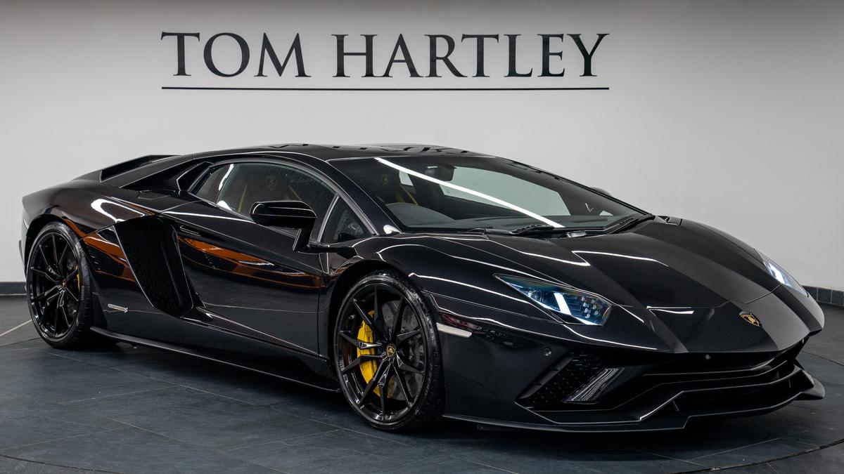 Used 2017 LAMBORGHINI Aventador LP740-4 S Nero Pegaso Metallic at Tom Hartley