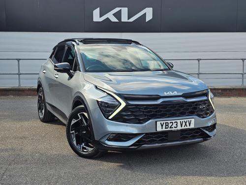 Used 2023 Kia Sportage 1.6 T-GDi MHEV GT-Line S SUV 5dr Petrol Hybrid DCT AWD Euro 6 (s/s) (148 bhp) Silver at Piccadilly Motors