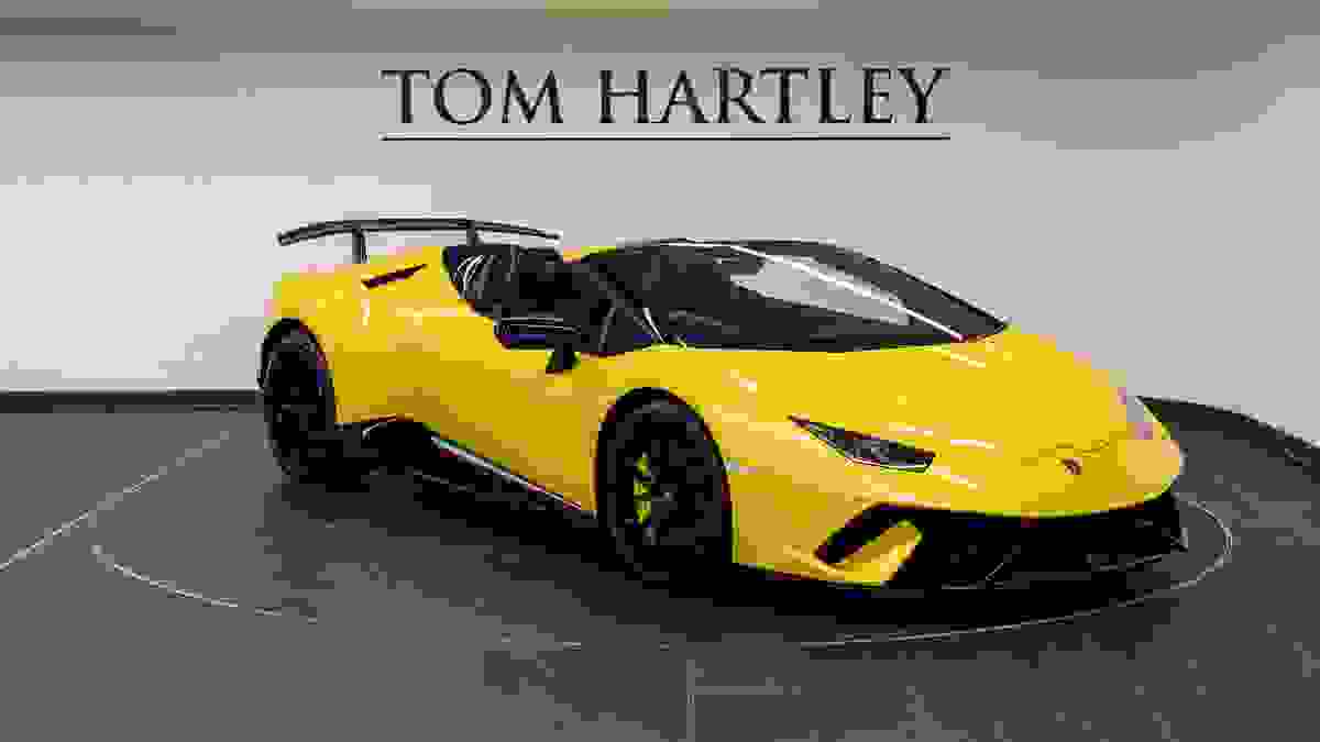 Used 2018 Lamborghini HURACAN LP 640-4 PERFORMANTE SPYDER Giallo Inti at Tom Hartley