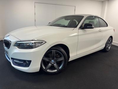 Used 2017 BMW 2 Series DIESEL 2.0 218d Sport Coupe 2dr Diesel Manual Euro 6 (s/s) (150 ps) at Hodgson Car Sales