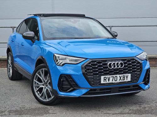 Used 2020 Audi Q3 1.5 TFSI CoD 35 Vorsprung Sportback 5dr Petrol S Tronic Euro 6 (s/s) (150 ps) Blue at Piccadilly Motors