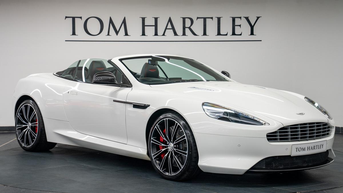 Used 2015 Aston Martin DB9 Volante Carbon Edition Stratus White Pearl at Tom Hartley