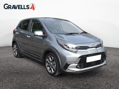 Used 2023 Kia PICANTO 1.0 DPi X-Line S Hatchback 5dr Petrol AMT Euro 6 (s/s) (66 bhp) astro grey at Gravells
