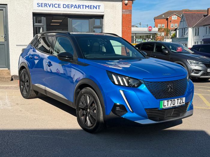Used 2020 Peugeot E-2008 50kWh GT SUV 5dr Electric Auto (136 ps) Blue at Gravells