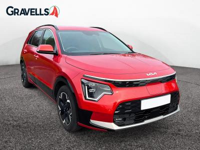 Used 2023 Kia NIRO 64.8kWh 3 SUV 5dr Electric Auto (201 bhp) Red at Gravells