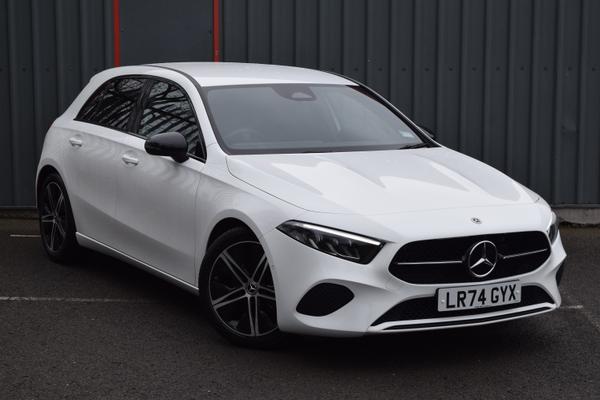 Used 2024 Mercedes-Benz A CLASS A180 Sport Edition 5dr Auto White at SERE Motors