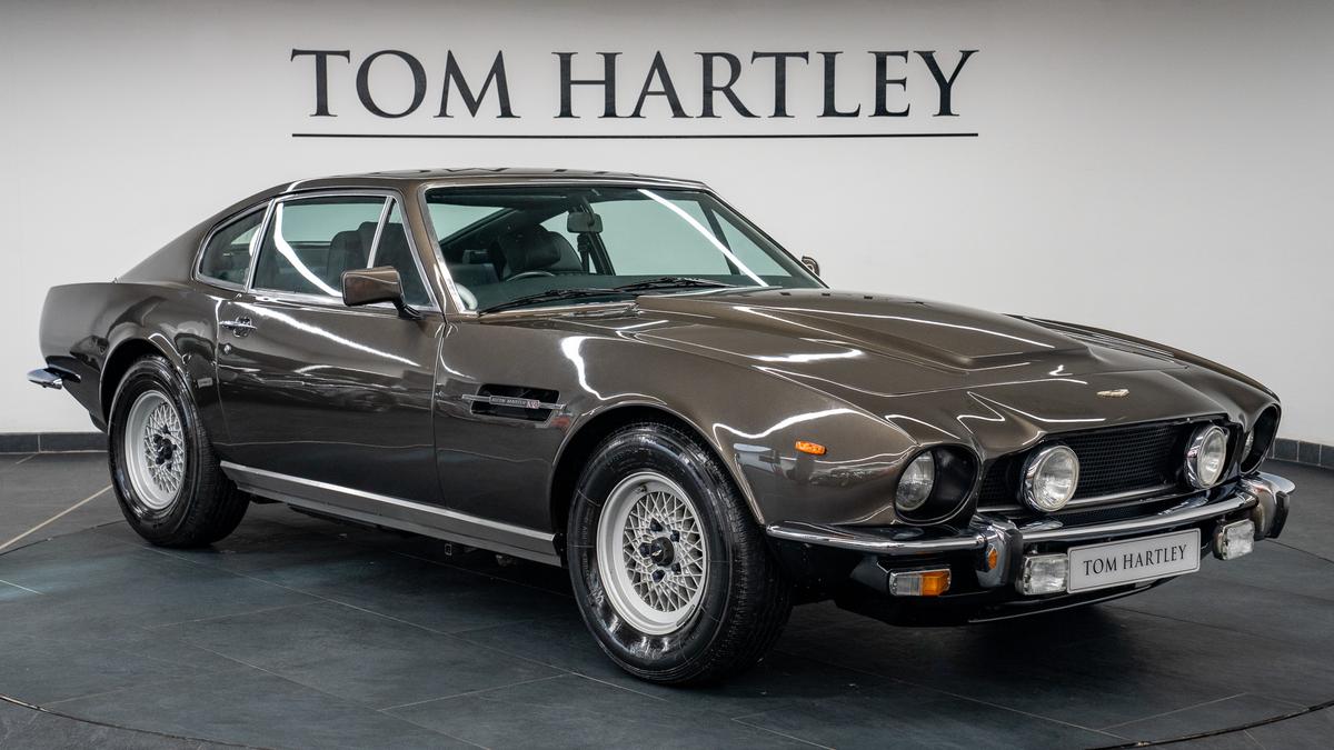 Used 1981 Aston Martin V8 Featured in James Bond No Time To Die Cumberland Grey Metallic at Tom Hartley