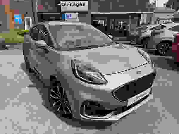 Used 2021 Ford Puma 1.0T EcoBoost MHEV ST-Line Vignale SUV 5dr Petrol Manual Euro 6 (s/s) (155 ps) Solar Silver at Dinnages