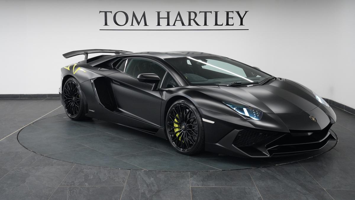 Used 2017 LAMBORGHINI Aventador LP750-4 Superveloce Nero Aldebaran (Satin PPF) at Tom Hartley