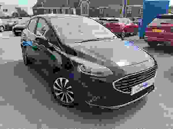 Used 2022 Ford Fiesta 1.0T EcoBoost MHEV Titanium Hatchback 5dr Petrol Hybrid Manual Euro 6 (s/s) (125 ps) Agate Black at Dinnages