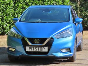 Used 2017 Nissan Micra 0.9 IG-T N-Connecta Hatchback 5dr Petrol Manual Euro 6 (s/s) (90 ps) Blue metallic at #sitename#