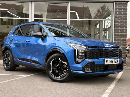 Used 2026 Kia Sportage 1.6 T-GDi GT-Line SUV 5dr Petrol DCT Euro 6 (s/s) (147 bhp) Blue Flame at Piccadilly Motors
