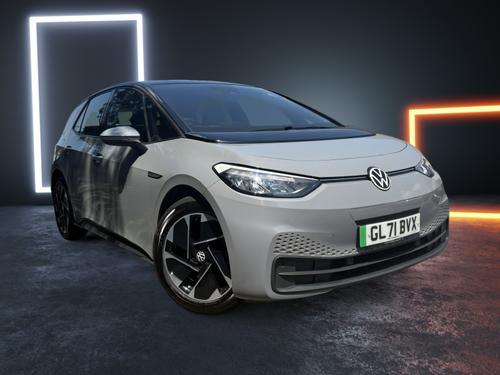 2021 VOLKSWAGEN ID.3 150KW LIFE PRO PERFORMANCE 58KWH 5DR AUTO FINANCE 217.09 PER MONTH ONLY... photo