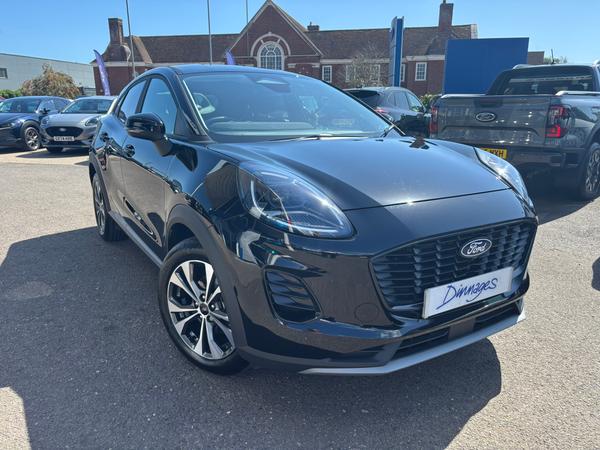 Used 2026 Ford Puma 1.0T EcoBoost MHEV Titanium SUV 5dr Petrol Hybrid Manual Euro 6 (s/s) (125 ps) Agate Black at Dinnages