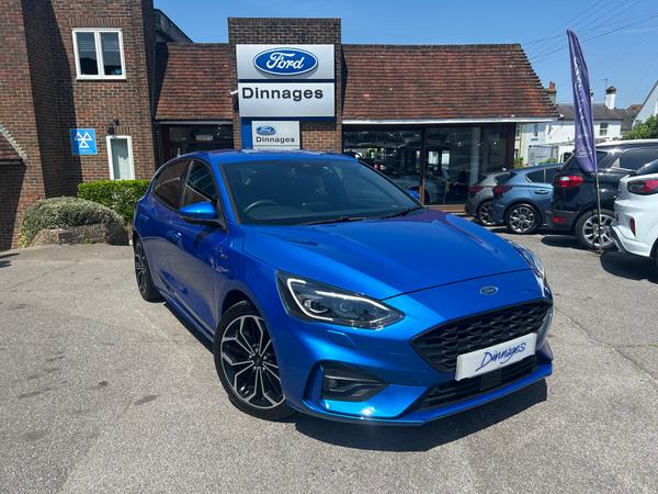 Used 2018 Ford Focus 1.5T EcoBoost ST-Line X Hatchback 5dr Petrol Manual Euro 6 (s/s) (182 ps) at Dinnages