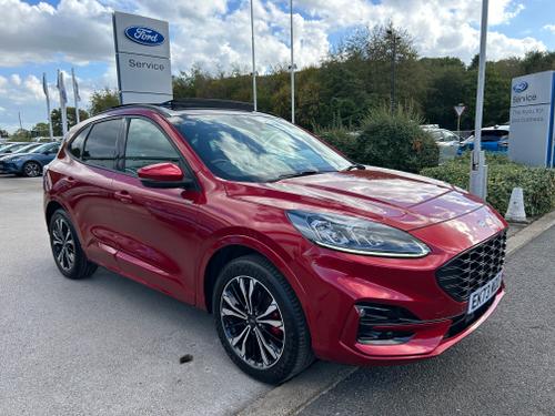 Used 2023 Ford Kuga 2.5 PHEV ST-LINE X 225PS PLUG-IN HYBRID AUTO Lucid Red at Lawtons of Tadcaster