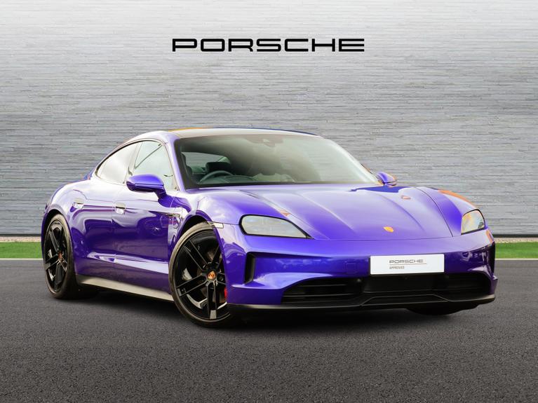 Used 2025 PORSCHE Taycan Performance 89kWh 4S Saloon 4dr Electric Auto 4WD (11kW Charger) (544 ps) Purple at JCT600