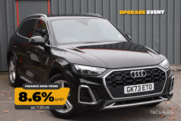 Used 2023 Audi Q5 40 TDI Quattro S Line 5dr S Tronic Black at SERE Motors