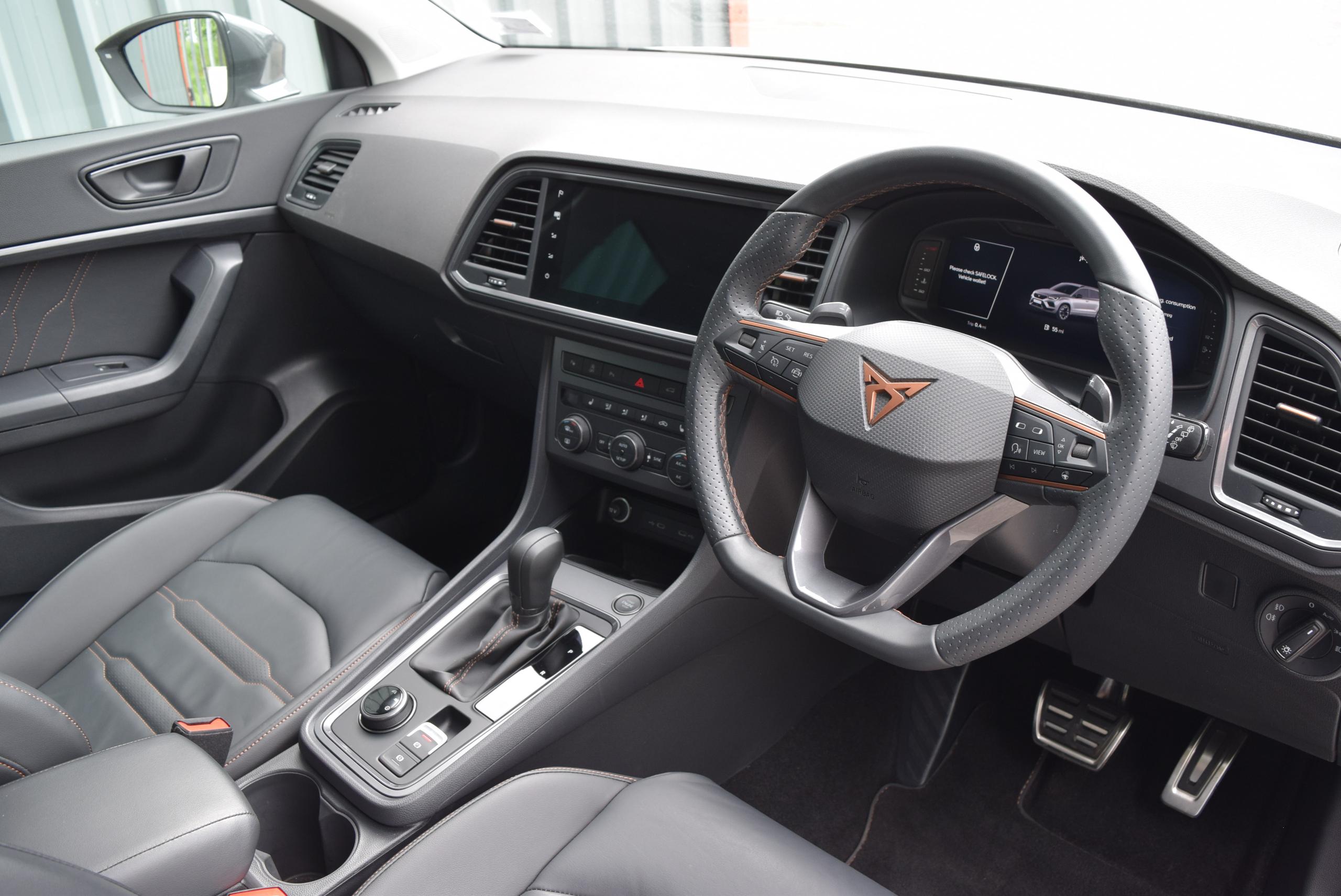 CUPRA ATECA 1.5 ECOTSI V2 5DR DSG MILEAGE 8,948 FUELTYPE PETROL TRANSMISSION AUTOMATIC PRICE...
