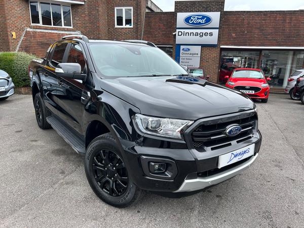 Used 2022 Ford Ranger 2.0 EcoBlue Wildtrak Pickup Double Cab 4dr Diesel Auto 4WD Euro 6 (s/s) (213 ps) at Dinnages