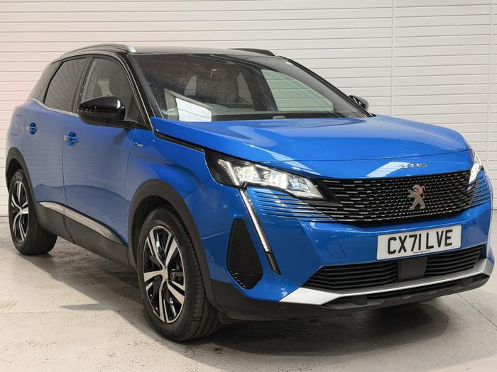 Used 2021 Peugeot 3008 1.6 13.2kWh GT SUV 5dr Petrol Plug-in Hybrid e-EAT Euro 6 (s/s) (225 ps) Blue at Windsors of Wallasey